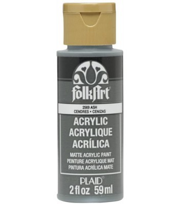 Plaid FolkArt Acrylic Paint - Medium Grey 2oz
